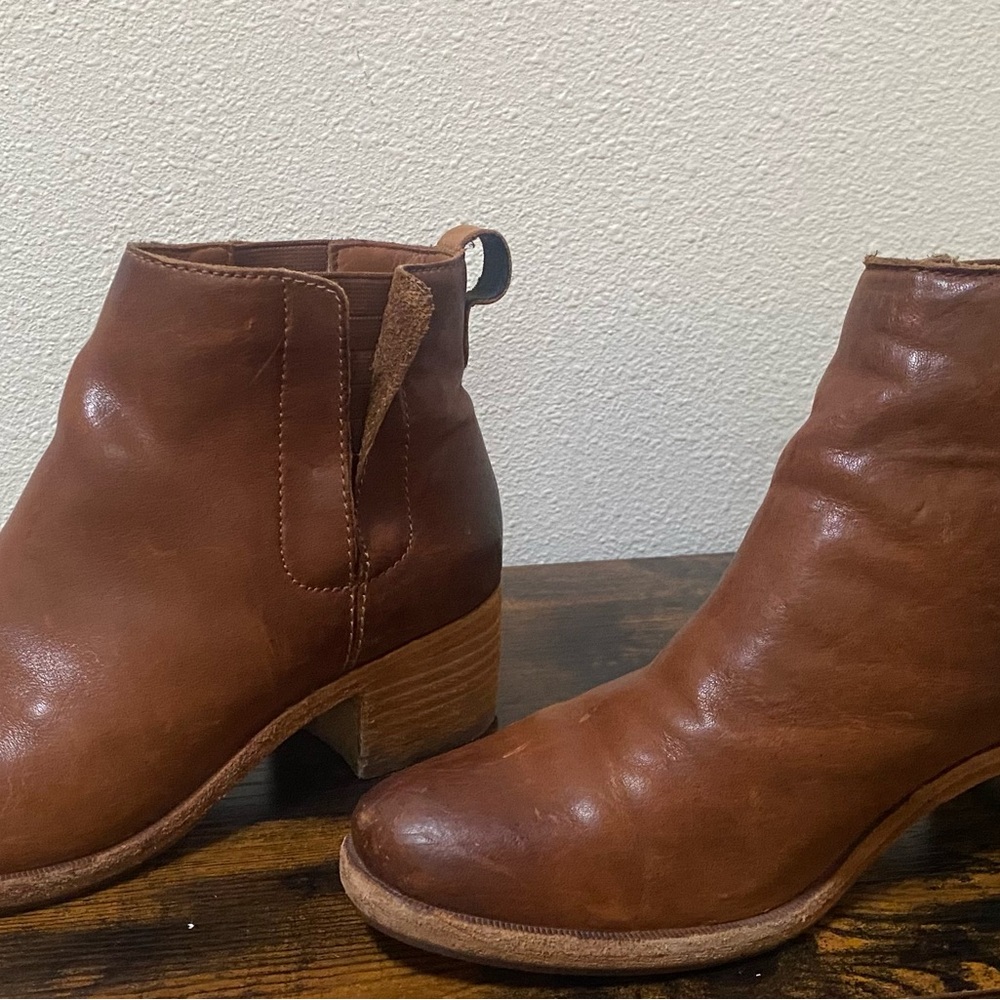 Kork-Ease Brown Ankle Boots - Picture 8 of 12